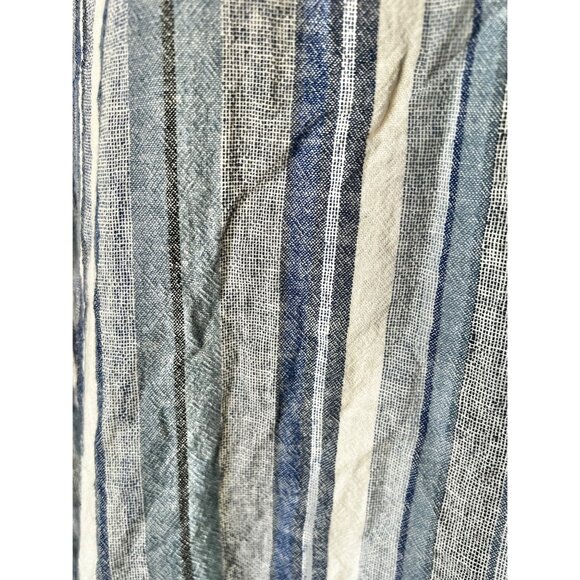 Briggs Womens XL Striped Linen & Rayon Sleeveless Dress Relaxed Fit Beach core - Picture 4 of 12